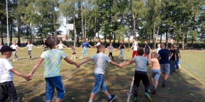 Szkolny piknik integracyjny w Kaliszkowicach Ołobockich