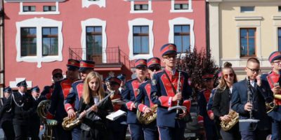 OSP Mikstat pod nowym sztandarem