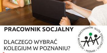 Informacja o naborze do Kolegium Pracowników Służb Społecznych w Poznaniu