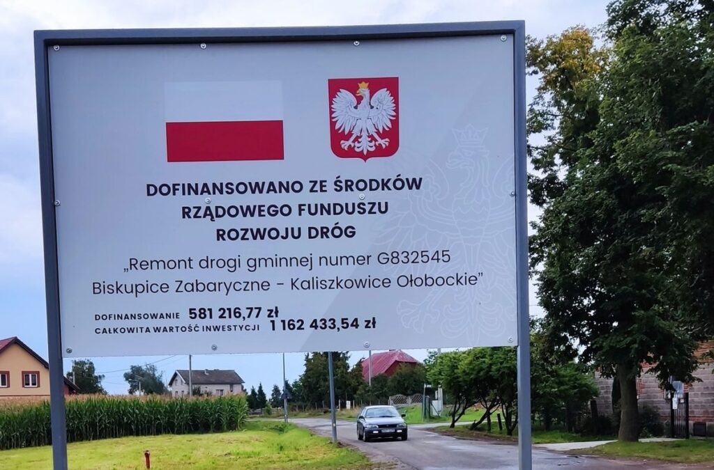 Uwaga - zamknięta trasa Biskupice - Kaliszkowice
