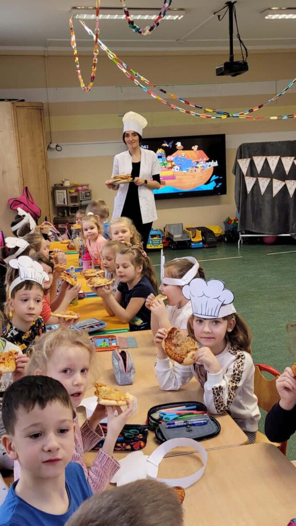 Dzień Pizzy w Oddziale Przedszkolnym w Biskupicach Zabarycznych