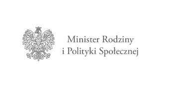 Logo Ministerstwo rodziny i polityki społecznej
