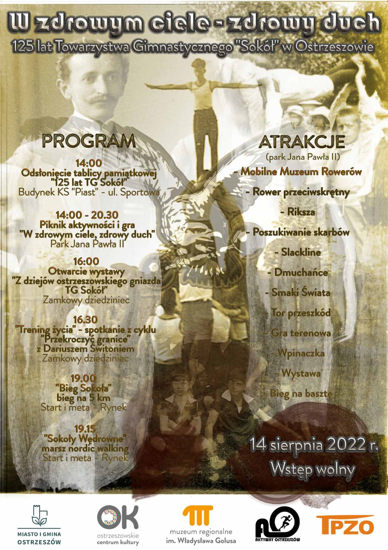Plakat festyn historyczny OCK