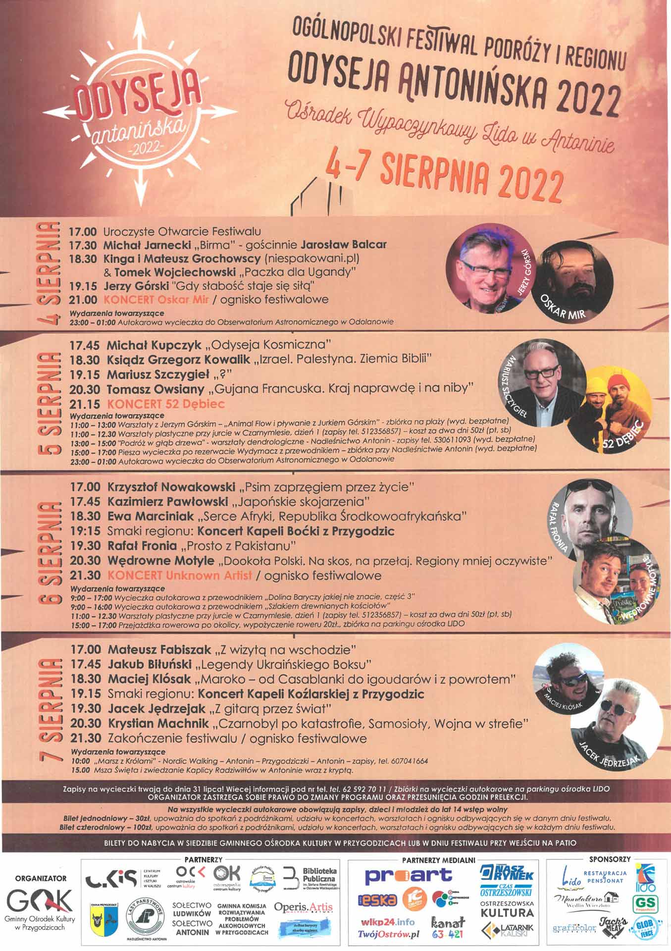 Plakat Odyseja Antonińska 2022