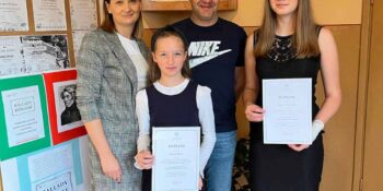 Wojewódzki Konkurs Przedmiotowy z Muzyki dla uczniów szkół podstawowych w Województwie Wielkopolskim zakończył się dla naszych dwóch uczennic powodzeniem.