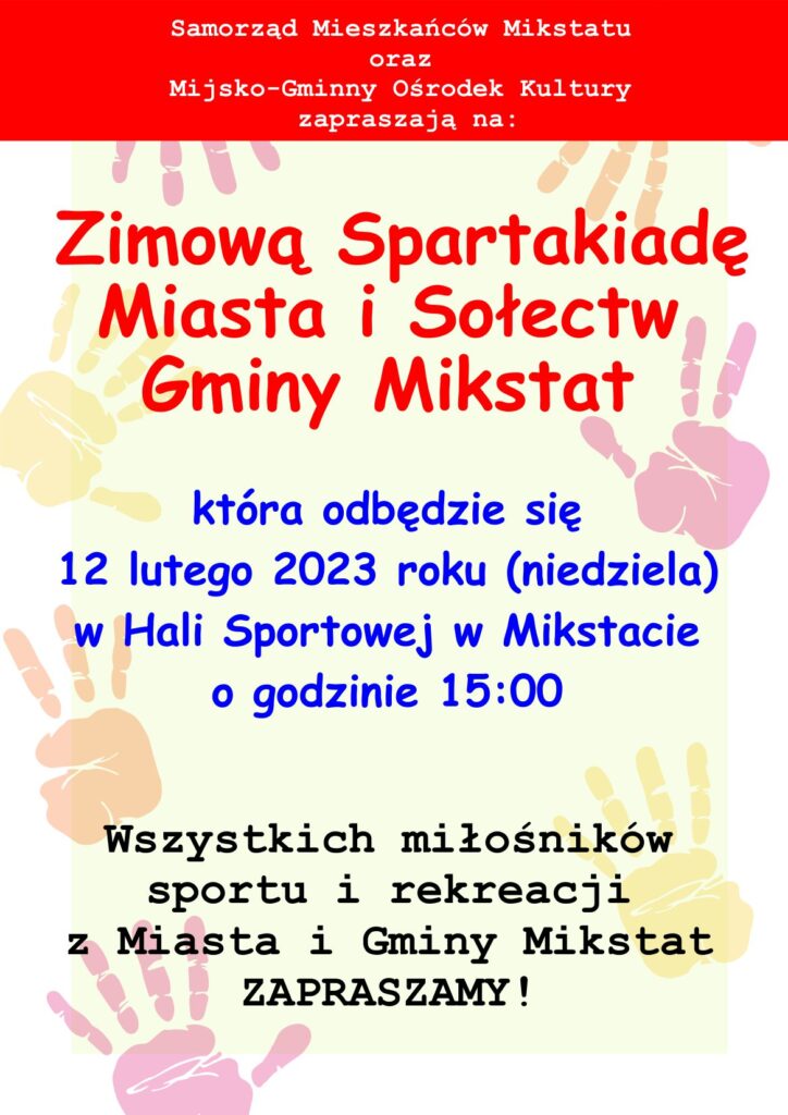 Spartakiada Miasta i Sołectw Gminy Mikstat