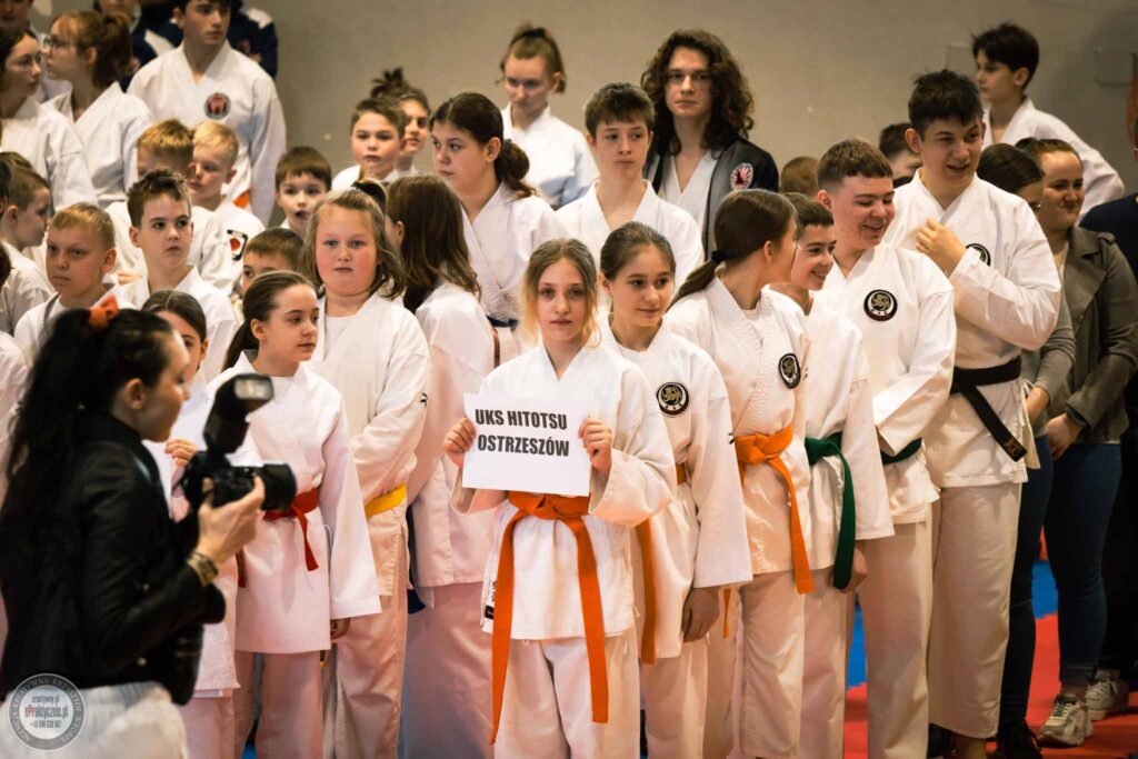 na podium podczas I Ogólnopolskiego Turnieju Karate RAION CUP, który odbywał się w Środzie Wielkopolskiej.