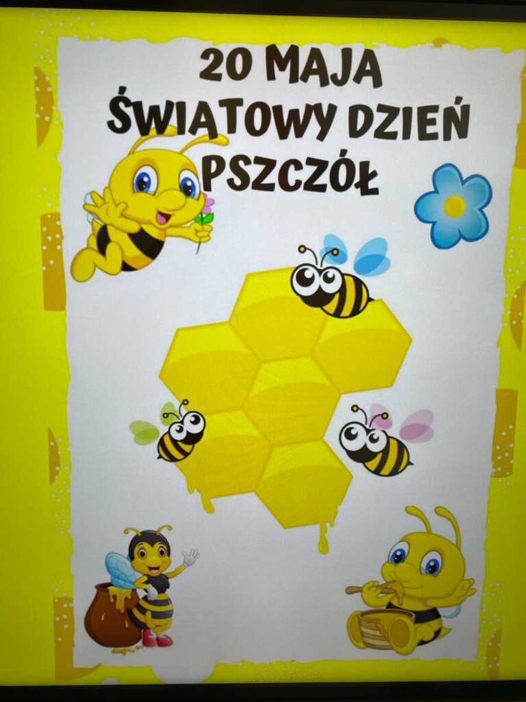 szkole z okazji „Dnia Pszczoły” odbyło się spotkanie z pszczelarzem