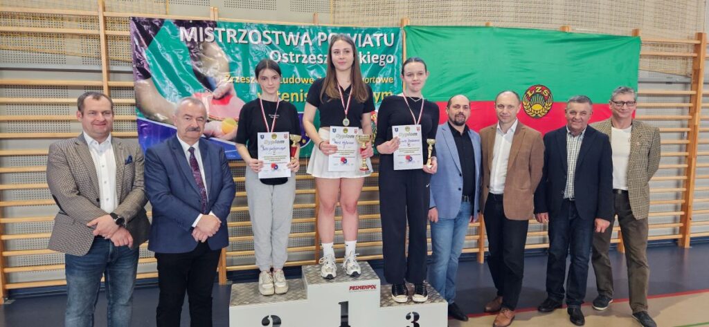 XXVI Mistrzostwa Powiatu Ostrzeszowskiego Zrzeszenia Ludowych Zespołów Sportowych w tenisie stołowym i XIX Memoriał im. Bronisława Mikołajewskiego