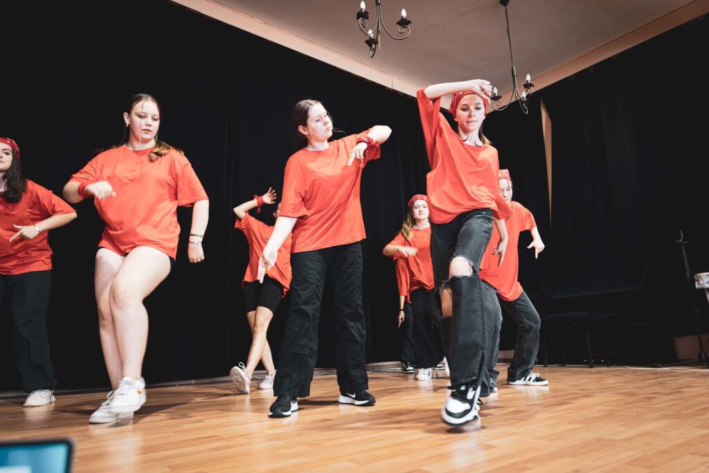 Ostatnie zajęcia kółka tanecznego działającego w MGOK w tym roku szkolnym