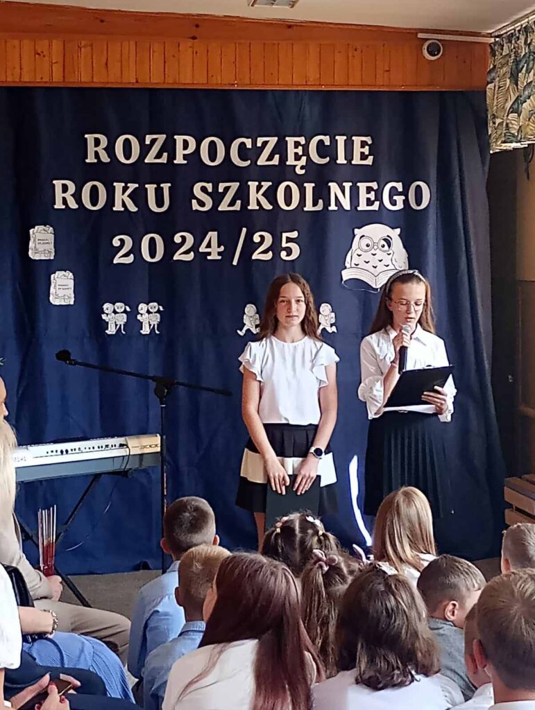 Uroczyste rozpoczęcie roku szkolnego 2024/2025 w Szkole Podstawowej z Oddziałem Przedszkolnym w Biskupicach Zabarycznych