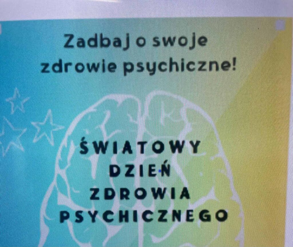 29.10.2024 roku w ramach obchodów Dnia Zdrowia Psychicznego