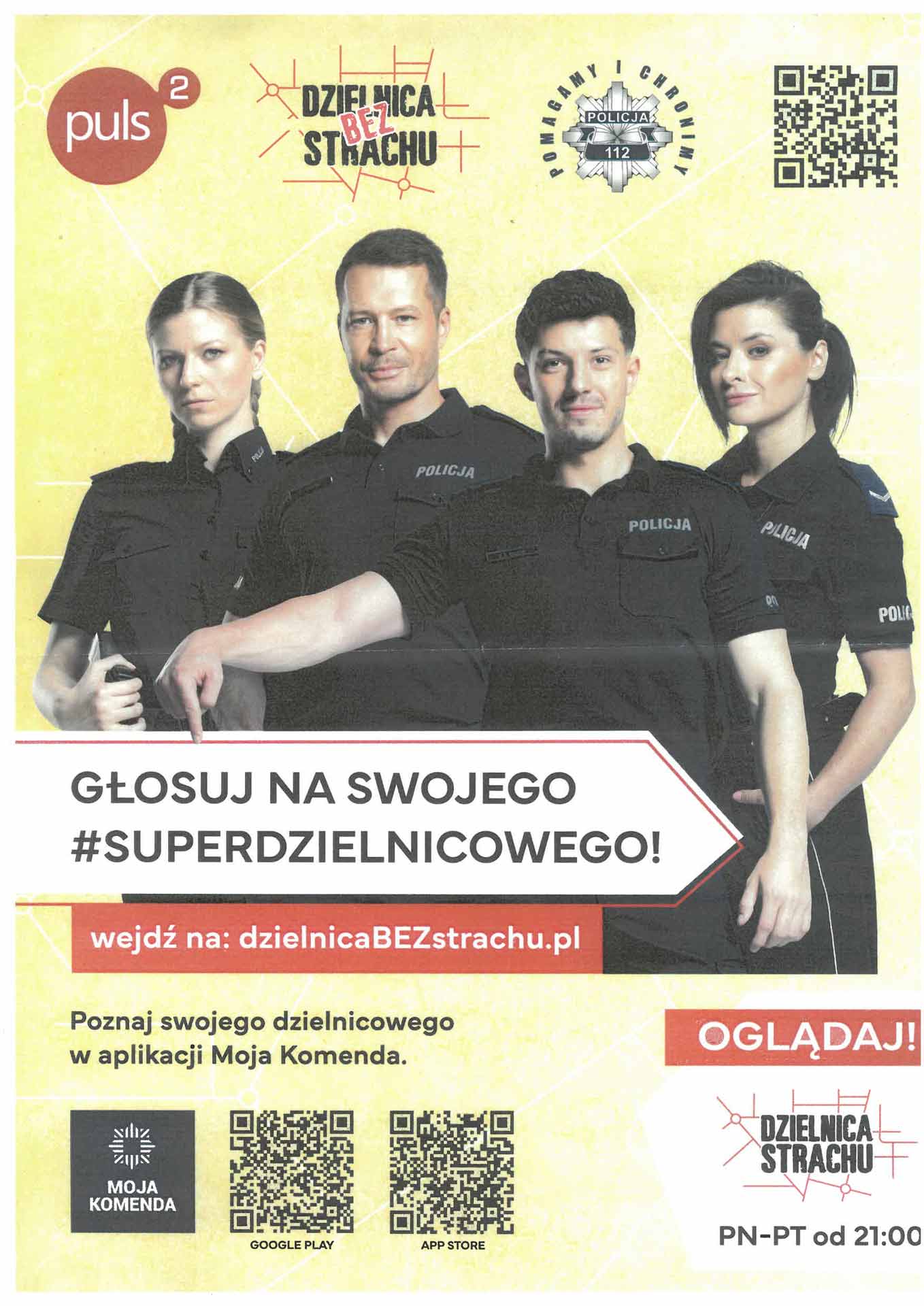 Głosuj na swojego dzielnicowego - Ogłoszenie