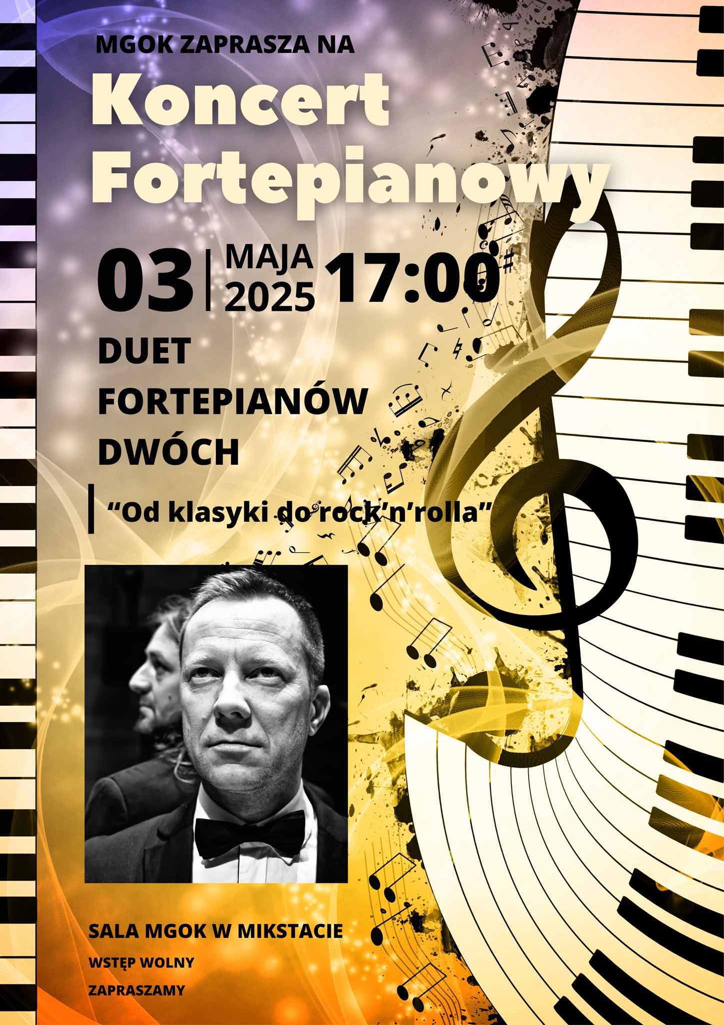 MGOK zaprasza na Koncert Fortepianowy