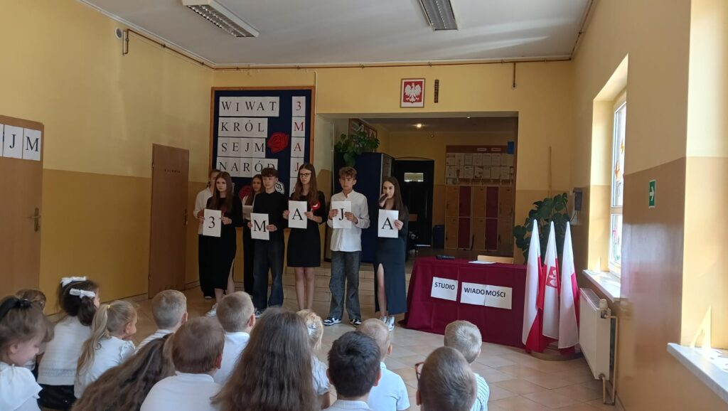 Święto Konstytucji 3 Maja w SP Kaliszkowice Ołobockie