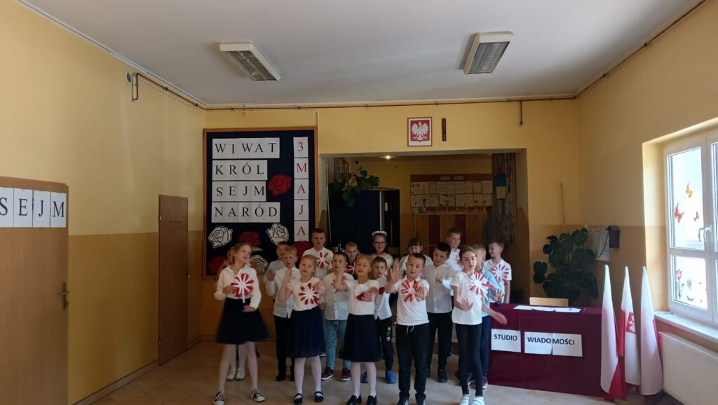 Święto Konstytucji 3 Maja w SP Kaliszkowice Ołobockie