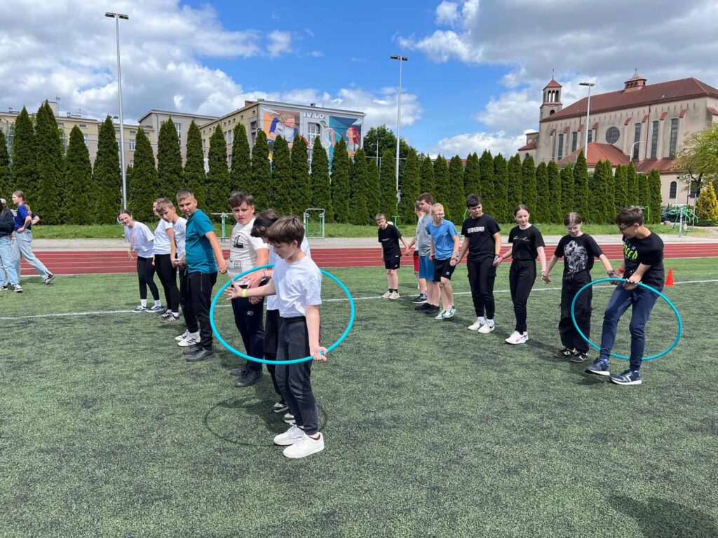 Uczniowie SP w Biskupicach Zabarycznych uczestnikami SPORT FESTIVALU