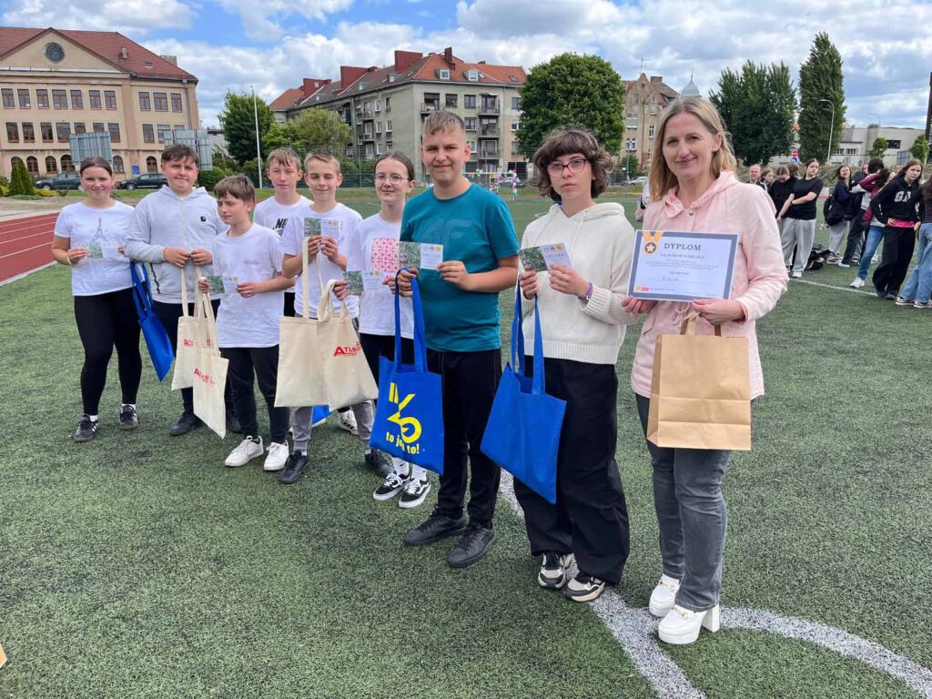 Uczniowie SP w Biskupicach Zabarycznych uczestnikami SPORT FESTIVALU