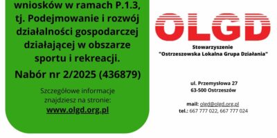Ogłoszenie o naborze nr 2/2025 (436879) w ramach PS WPR 2023-2027