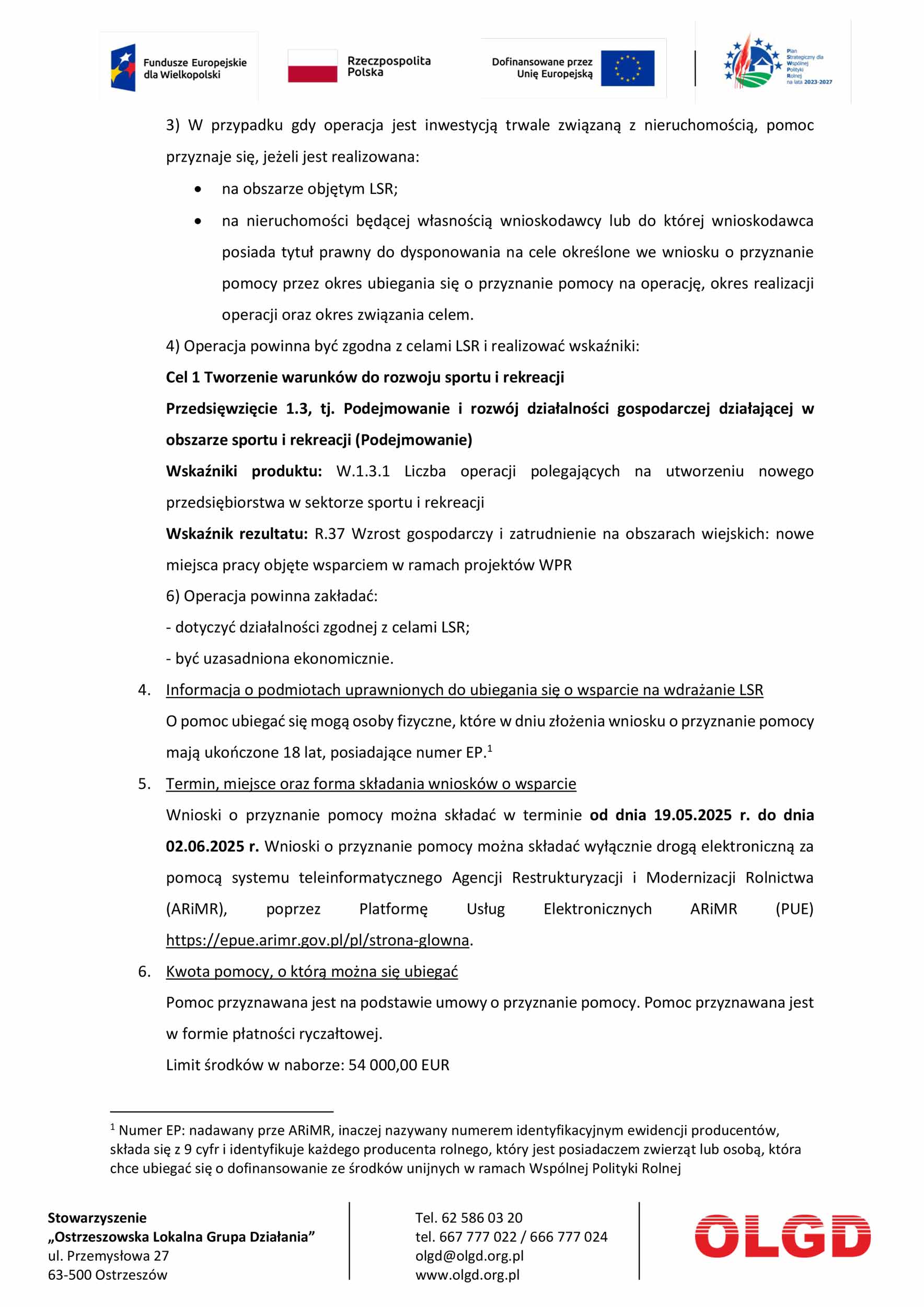 Ogłoszenie o naborze nr 2/2025 (436879) w ramach PS WPR 2023-2027