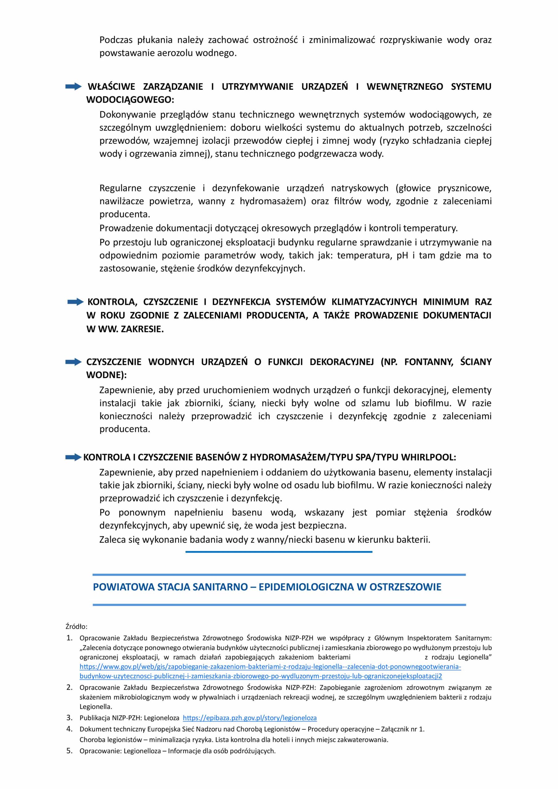 LEGIONELLA  – NAJWA Ż NIEJSZE INFORMACJE, KTÓRE WARTO ZNAĆ   