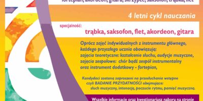 Zapisy do Szkoły Muzycznej w Ostrzeszowie