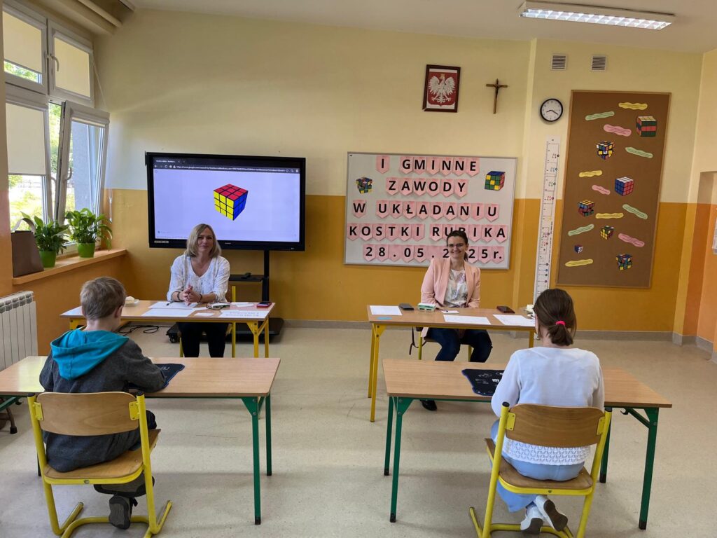I Gminne Zawody w układaniu KOSTKI RUBIKA