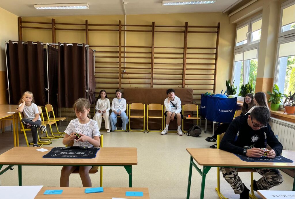 I Gminne Zawody w układaniu KOSTKI RUBIKA