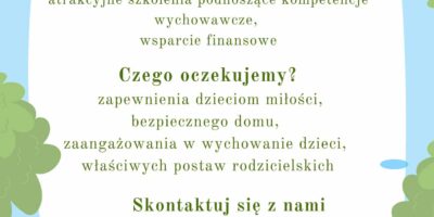 Zostań rodziną zastępczą