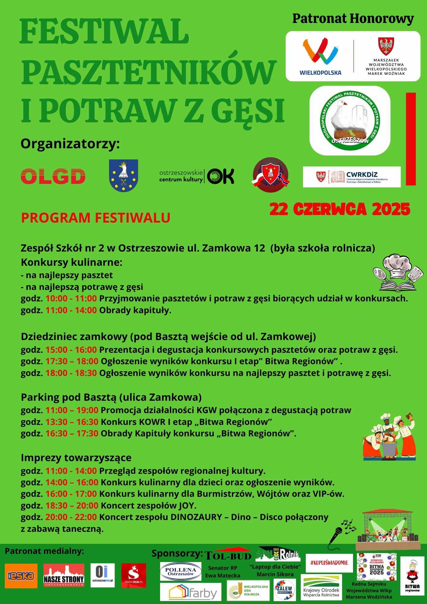FESTIWAL PASZTETNIKÓW I POTRAW Z GĘSI