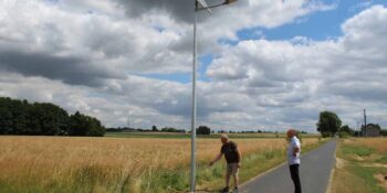 Nowe oświetlenie w Komorowie