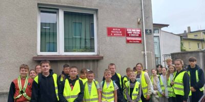 Wycieczka rowerowa uczniów Szkoły Podstawowej z Oddziałem Przedszkolnym w Kaliszkowicach Ołobockich.