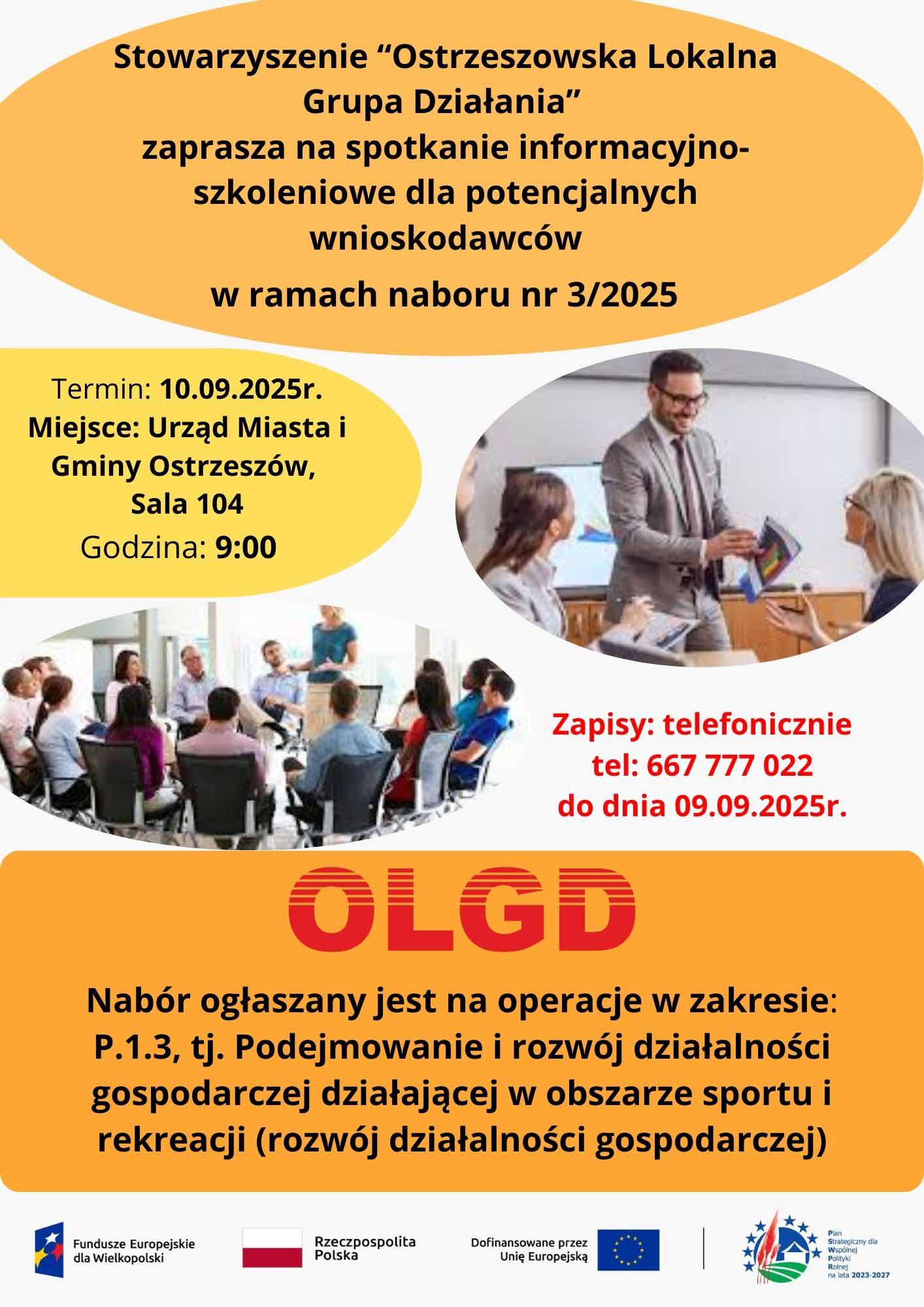 Szkolenie w ramach naboru nr 3/2025