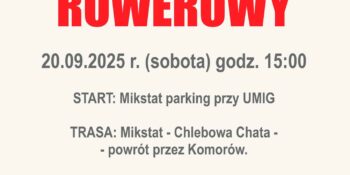 Zapraszamy na Rajd Rowerowy