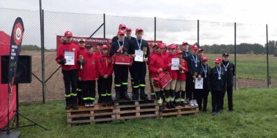 OSP Kaliszkowice Kaliskie na podium