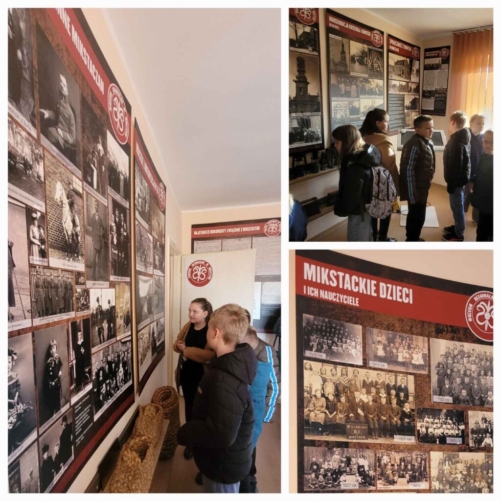 uczniowie klas I–III ze Szkoły Podstawowej w Biskupicach Zabarycznych odwiedzili Mikstat, biorąc udział w wycieczce edukacyjnej poświęconej historii miasta oraz lokalnemu dziedzictwu kulturowemu.