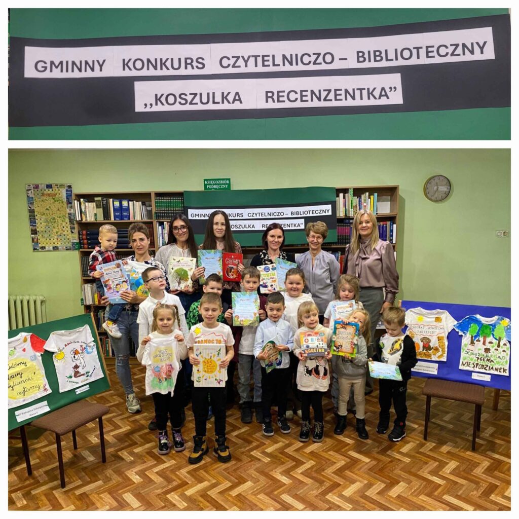 Gminny konkurs czytelniczo-plastyczny „Koszulka Recenzentka” – rozstrzygnięty!