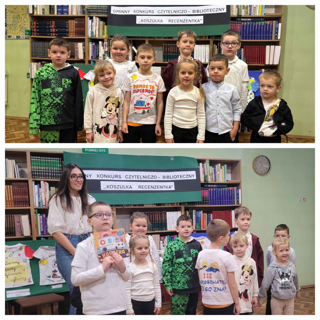 Gminny konkurs czytelniczo-plastyczny „Koszulka Recenzentka” – rozstrzygnięty!