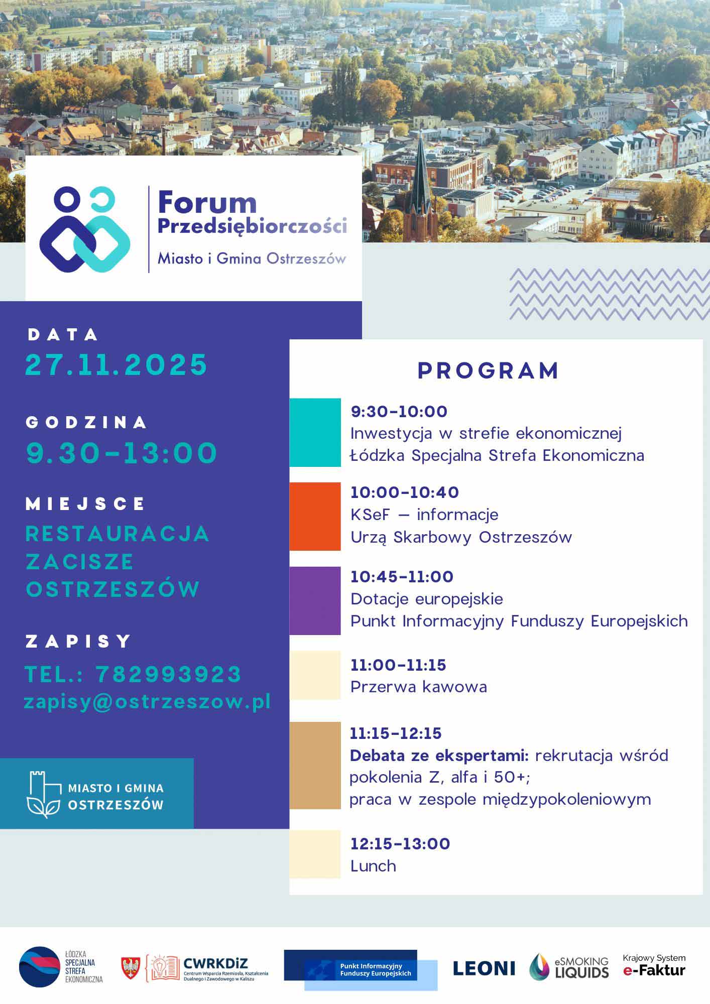 III Forum Przedsiębiorczości – bezpłatne spotkania z ekspertami