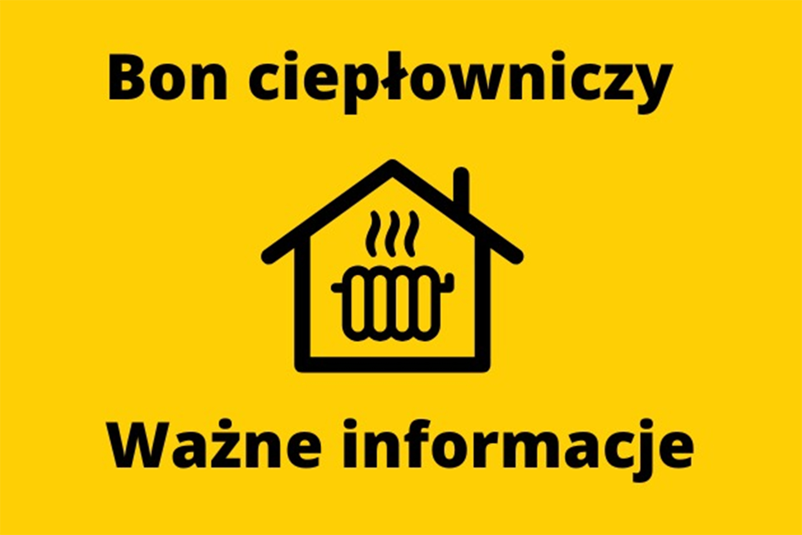 Informacja dotycząca bonu ciepłowniczego