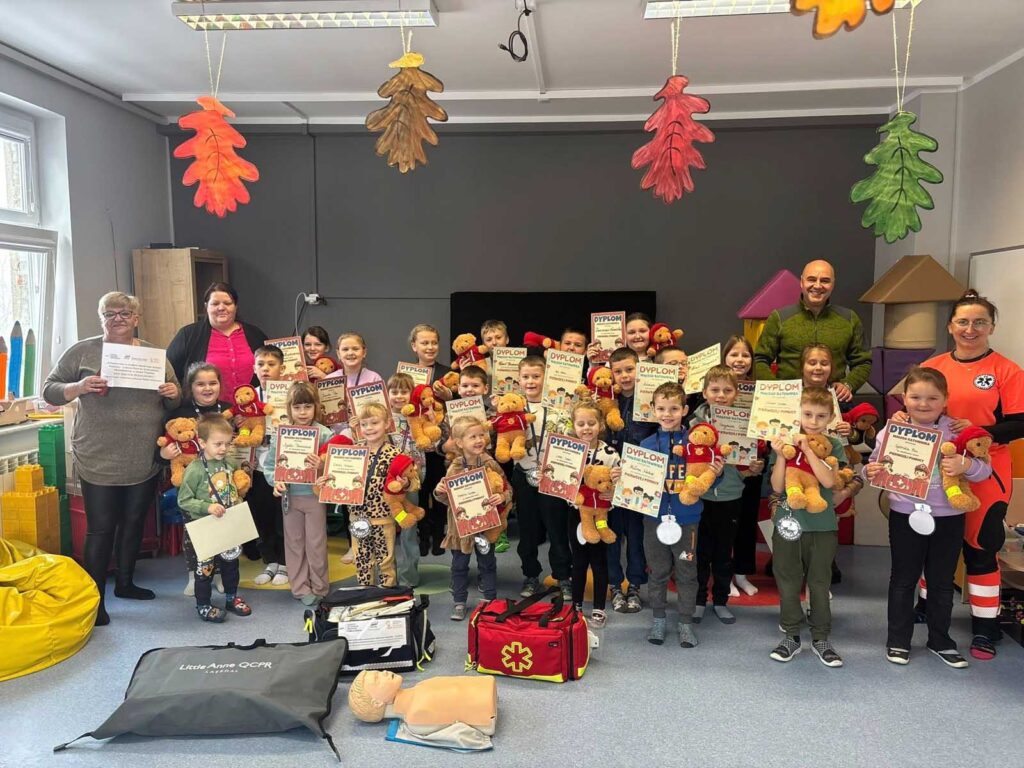 Wyjątkowe szkolenie z pierwszej pomocy w Szkole Podstawowej w Biskupicach Zabarycznych