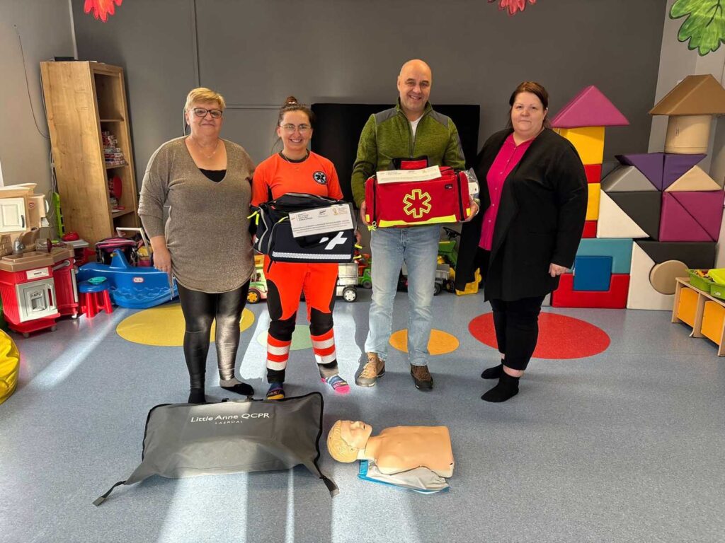 Wyjątkowe szkolenie z pierwszej pomocy w Szkole Podstawowej w Biskupicach Zabarycznych