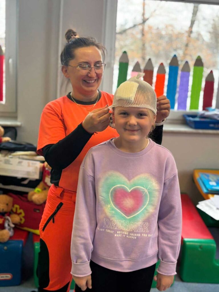 Wyjątkowe szkolenie z pierwszej pomocy w Szkole Podstawowej w Biskupicach Zabarycznych