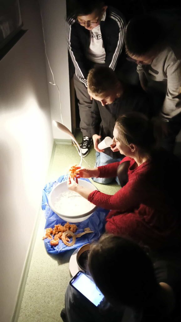 Wieczór andrzejkowy w SP w Kaliszkowicach Ołobockich