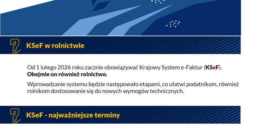 KSeF informacje dla rolników