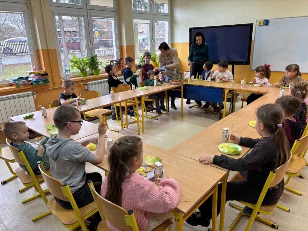 warsztaty kulinarne w Szkole Podstawowej w Biskupicach Zabarycznych