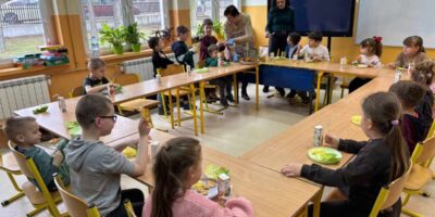 warsztaty kulinarne w Szkole Podstawowej w Biskupicach Zabarycznych