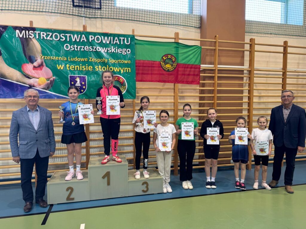 Sukcesy uczniów SP w Biskupicach Zabarycznych w Mistrzostwach Powiatu w Tenisie Stołowym