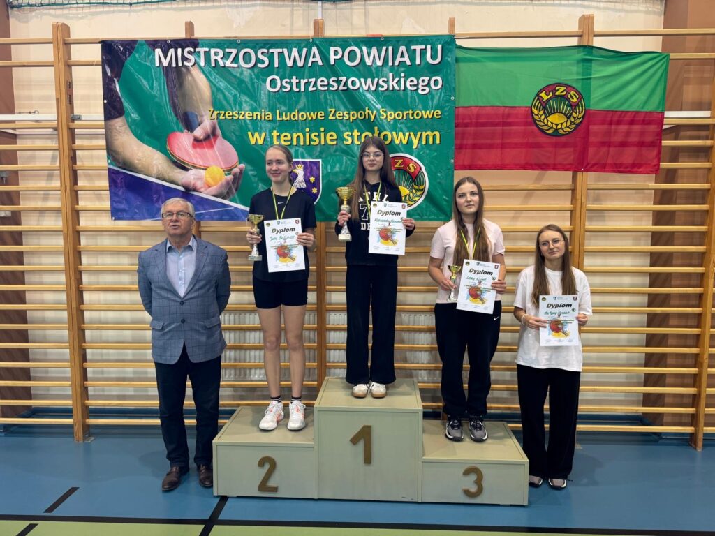 Sukcesy uczniów SP w Biskupicach Zabarycznych w Mistrzostwach Powiatu w Tenisie Stołowym