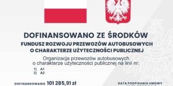 Informacja o Funduszu Rozwoju Przewozów Autobusowych na 2025 rok